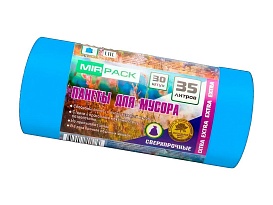 Мешки для мусора 35 л, ароматизированные, синие, в рулоне 30 шт., ПНД, 12 мкм, 640х500 мм, EXTRA, 3530661 во Всеводжске