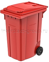 Мусорный контейнер 360 л красный 360 красный во Всеводжске Мусорный контейнер 360 л красный 360 красный во Всеводжске