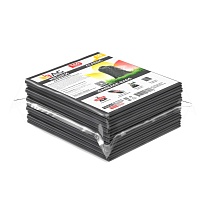 Мешки для мусора 160 л, серые, в пачке 10 шт., ПВД, 40 мкм, 900х1100 мм, i-Bag во Всеводжске