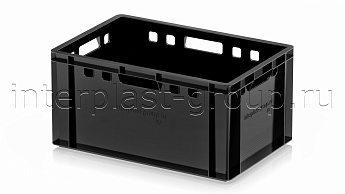 Ящик для мяса и колбасных изделий Е-3 черный во Всеводжске Ящик для мяса и колбасных изделий Е-3 черный во Всеводжске