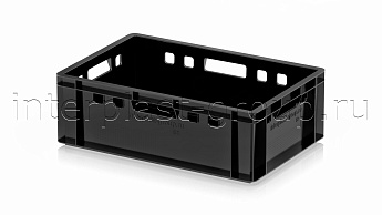 Ящик для мяса и колбасных изделий Е-2 черный во Всеводжске Ящик для мяса и колбасных изделий Е-2 черный во Всеводжске