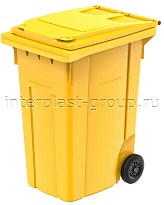 Мусорный контейнер 360 л желтый 360 желтый во Всеводжске