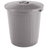 Мусорный бак с крышкой 70 л серый 70 серый во Всеводжске Мусорный бак с крышкой 70 л серый 70 серый во Всеводжске