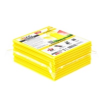 Мешки для мусора 160 л, желтые, в пачке 10 шт., ПВД, 40 мкм, 900х1100 мм, i-Bag во Всеводжске