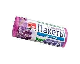 Мешки для мусора 30 л, ароматизированные, Лаванда, сиреневые, в рулоне 20 шт., ПНД, 9 мкм, 560х530 мм, GRIFON Aroma, 101-020 La во Всеводжске Мешки для мусора 30 л, ароматизированные, Лаванда, сиреневые, в рулоне 20 шт., ПНД, 9 мкм, 560х530 мм, GRIFON Aroma, 101-020 La во Всеводжске