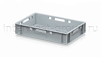 Ящик для мяса и колбасных изделий Е-1 серый во Всеводжске Ящик для мяса и колбасных изделий Е-1 серый во Всеводжске